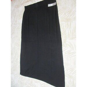 APT. 9 BLACK STRETCH MAXI SKIRT NWT ELASTIC WAIST XL